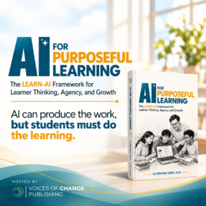 AI for Purposeful Learning – Official Book Launch event visual